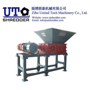 Double Shaft Shredder D3280 - Rubber Tire Waste Recycling Equipment, medical