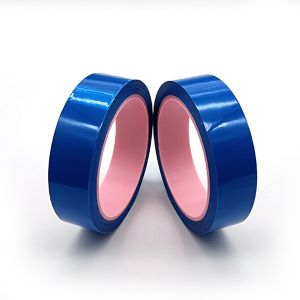 Low Peeling Voltage Anti Static Tape Blue 1.0mil Backing Strong Adhesion