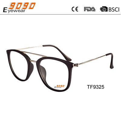 Buy 2018 hot sale style TR90 Optical frames, stainless steel temple ,top bar at wholesale prices