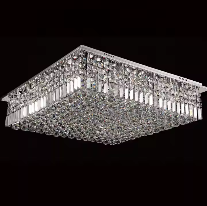 Wholesale Modern Hall Bedroom Crystal Ceiling Lamp Decorative Lighting Crystal