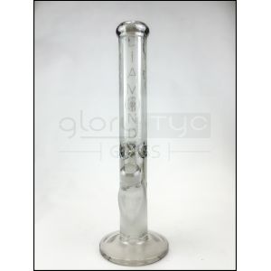 Clear Glass Smoking Pipes Hookah Straight Tube 12Inch