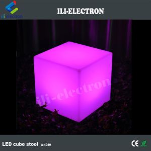 PE plastic light up 3d led cube