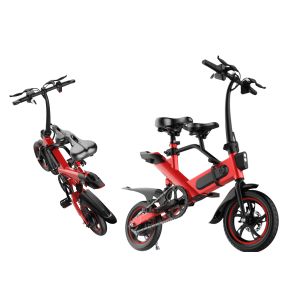 Lightweight Fold Up Electric Bike , Collapsible Electric Bike Max Speed 25kM / H