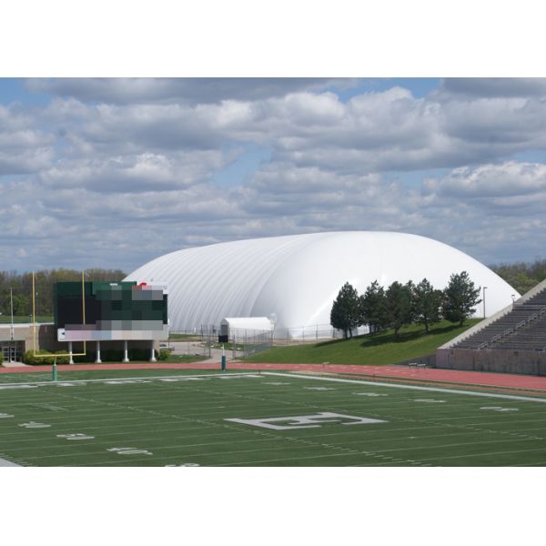 Durable Super Giant Inflatable Tent White Air Building Structure For Tennis Playing