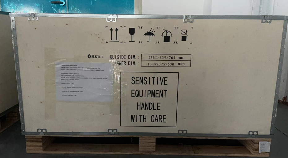 Two Compartment Weatherproof Outdoor Cabinet For Telecom Equipment With High Anti-Corrosion Performance And IP55 Protection