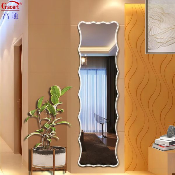 Bevel Glass LED Sticker Full Length Mirror Bath Furniture for Home and Hotel Lighting