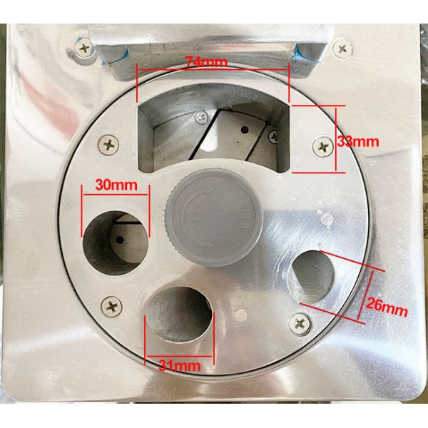 Low Noise Electric Herbal Slicer 450W With 3 Blades / Thickness adjustment