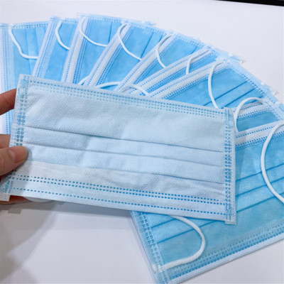 Buy Fluid Resistant Disposable Surgical Masks Hypoallergenic Skin Friendly at wholesale prices