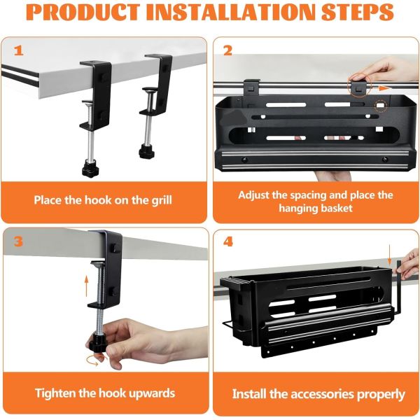 Griddle Caddy for Blackstone Griddle Accessories Space Saving Grill Accessories for Blackstone 28"/36" Griddles