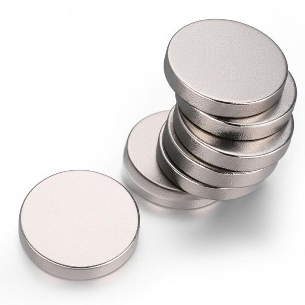 Nickel Coated Neodymium Disc Magnets 5mm Thickness Magnetic Discs Perfect for