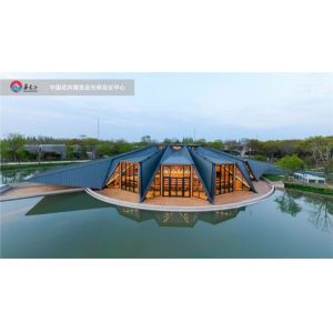 Multi Span Steel Building Design With Q235 C Channel Purlin