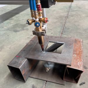 Mini Portable CNC Flame Cutting Machine 63A 120A 160A 200A For Building Material