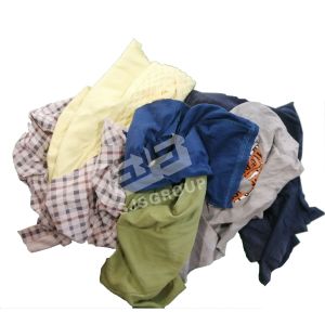 Multicolor Australia hot sale t-shirt wiping rags 10kg 25kg Industrial use 100%