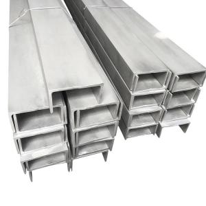 China Hot Rolled U Shaped Stainless Steel Channel 316 316L 321 2B Embossed on sale