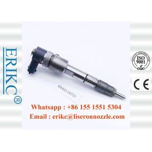 China ERIKC 0445110721 orignal diesel injector 0 445 110 721 Bosch fuel spray nozzle injector 0445 110 721 on sale
