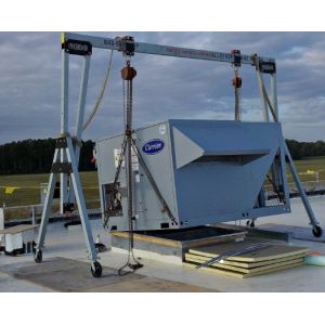 Manual Control Electric Mobile Gantry Crane Multi Directional Movement Heavy