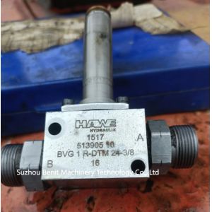 51390510 Electromagnetic Valve HAWE W100 W130H Replacement Valve Road Milling