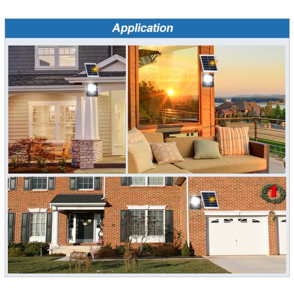 25W 40W Solar Panel Led Lights For Garden Solar System Light Fixture