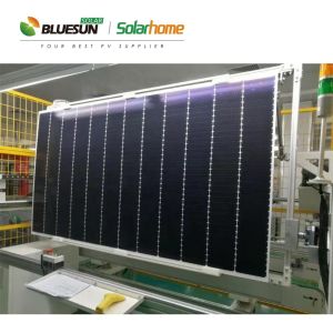 Bluesun Solar Shingles Solar Roof Tiles Photovoltaic 500w Shingled Solar Panel
