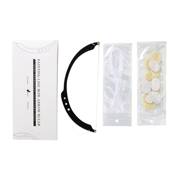 Alloy Tattoo Accessories Eyebrow Microblading Cupid Mapping Ruler With Extra String