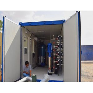 Containerized Desalination Water Plant Salt Water Containerised RO Desalination