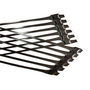 Reinforcement Roadbed Black High Density Uniaxial Plastic Geogrid