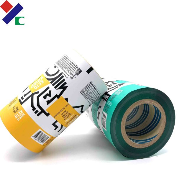 YC 50 micron Custom Printed Plastic Bags / Cold Seal Plastic Packaging Film With Glue