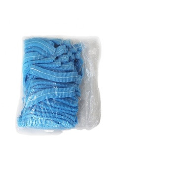 Disposable Round Doctors PP SMS Spun lace Non woven Fabric Hair Net Cap