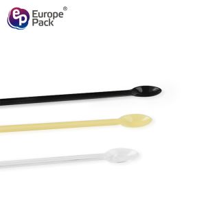 High quality mini eco-friendly 128mm disposable coffee stirring spoon