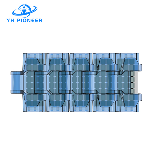 Robust Sideflex Roller Table Top Chain for Precise Curved Material Handling in Automation