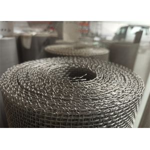 Square Galvanized Woven Mesh 24" Woven Metal Mesh Sample Avaliable