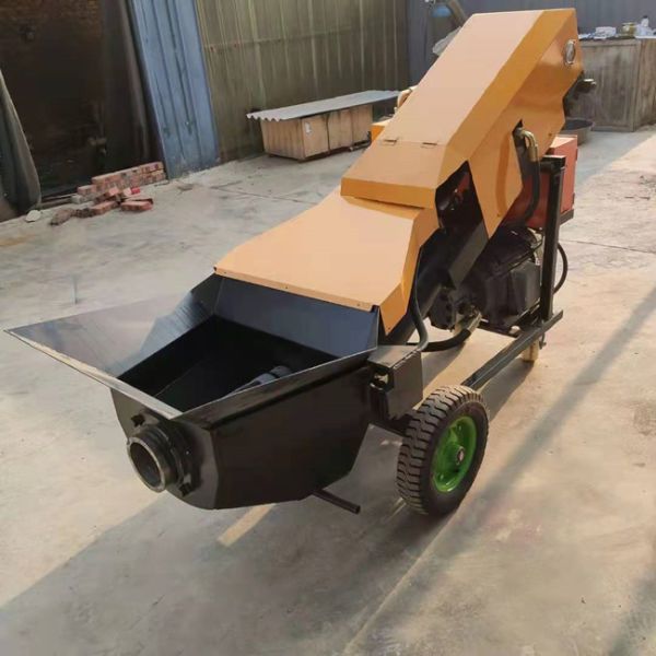 Electric And Diesel Power Portable Concrete Mixer Pump With Pipes