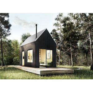 Kit Form Steel Frame Prefab Modular Homes Prefab Loft House PVC Ceiling Panel