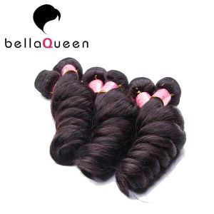 Unprocessed Double Drawn Mongolian Hair Extensions , Loose Wave Hair Extension
