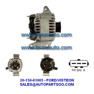 20-150-01010 2T1U10300AB - FORD VISTEON Alternator 12V 124A Alternadores