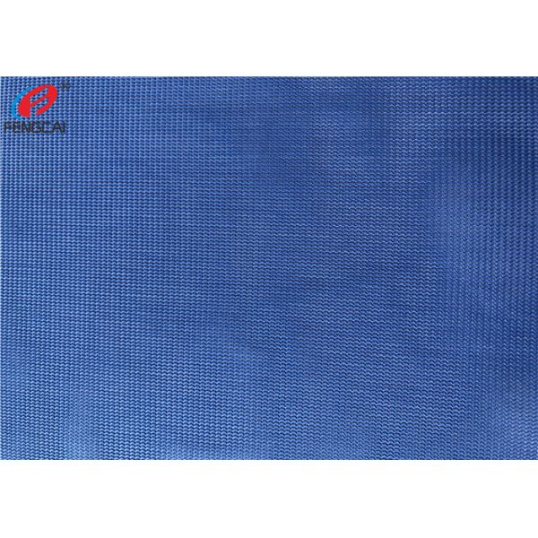 Mercerized Polyester Tricot Knit Fabric For Sportswear , Stretch Knit Fabric