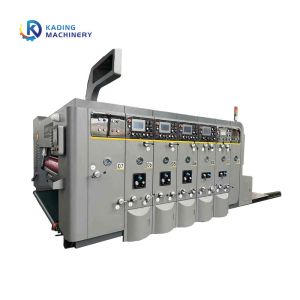 Rotary Cardboard Box Printer With PLC Control Function