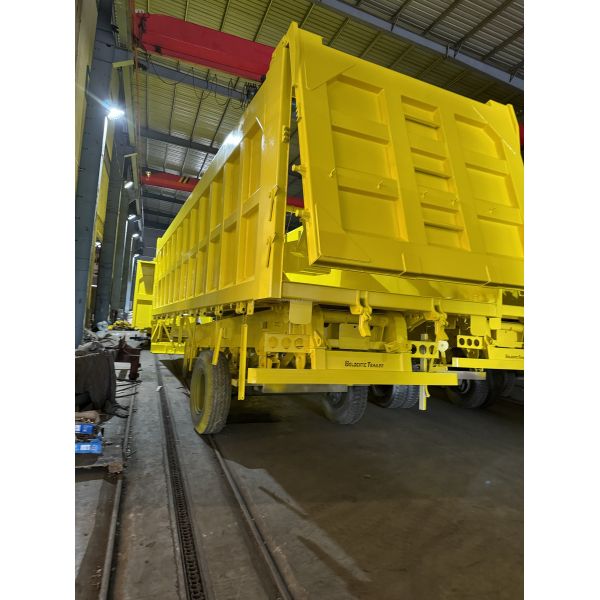 CIMC high strength iron 3 axle 30-70 ton transport coal ore gravel sand mining building material end dumper tipper semi trailer
