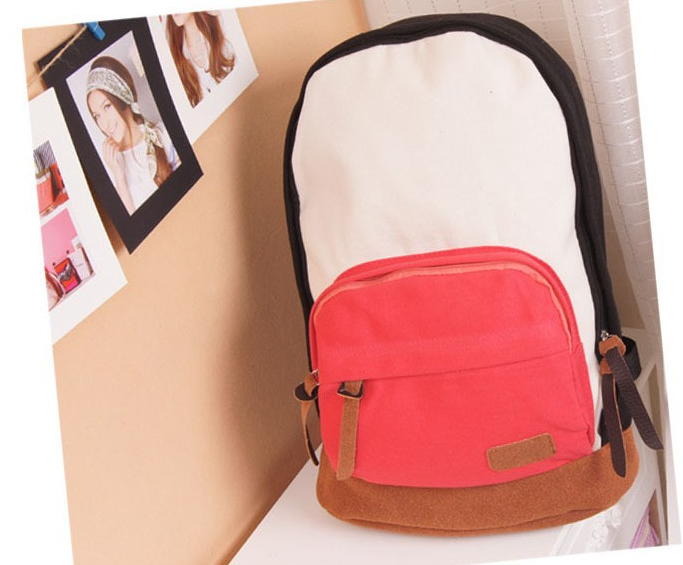 Fashion canvas backpack