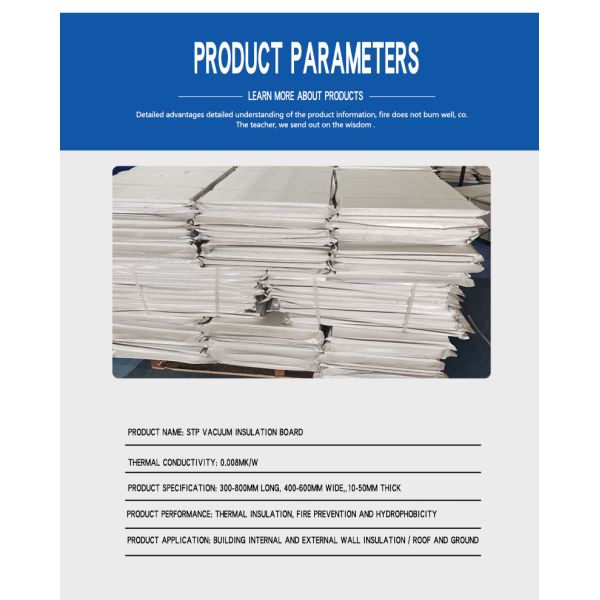 High Efficiency Lightweight Vacuum Insulation Sheet Modern Design for Building Walls & Roofs Heat Insulation Materials