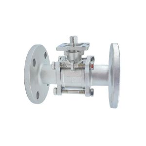 304/316 Material Three Piece Flanged High Platform Ball Valve Manufactured by