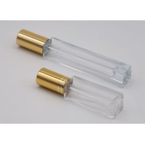 Square 10ml Glass Perfume Atomizer Bottle Portable Mist Spray