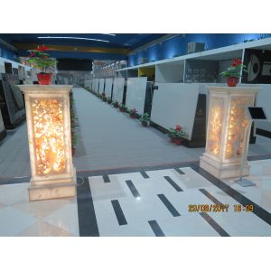 White Quartz Solid Stone Countertops / Solid Surface Kitchen Countertops