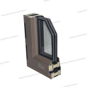 Customized Sliding Aluminum System Window Heat Insulation Profile Windproof 1