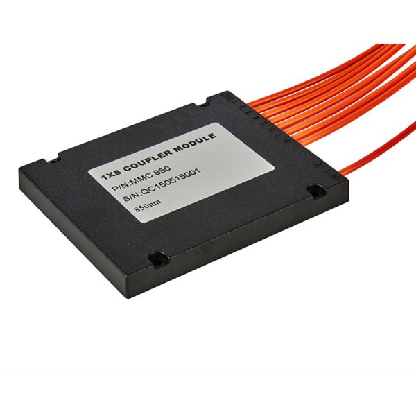 China High Stability Optical Plc Splitter 850nm MMC Multimode Optical Fiber Coupler Module on sale China High Stability Optical Plc Splitter 850nm MMC Multimode Optical Fiber Coupler Module on sale