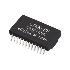 Quality LP5017ANL 2.5G Base-T Single Port 24 PIN SMD PoE+ Lan Transformer Modules for sale