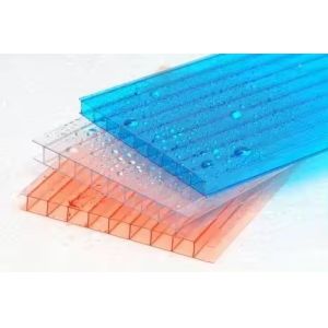 8mm 10mm Twinwall Multiwall Polycarbonate Roofing Sheet Transparente Circular