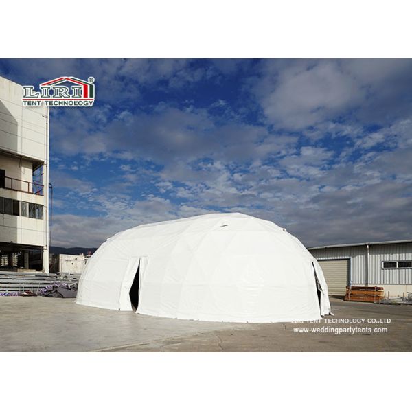 Buy 25m Special White Portable Customized Ellipse Steel Pvc Event Dome Tent for Outdoor Party at wholesale prices