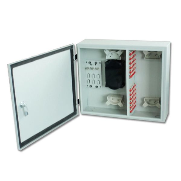 48F Wall Mount Fiber Enclosure IP65 ODF Outdoor Optic Distribution Box 48 Port