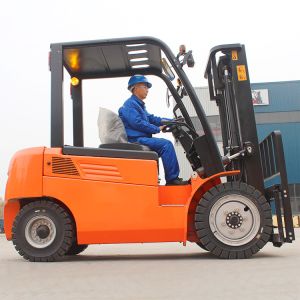 1 Ton 2 Ton 3 Ton Safe and Low Price Four Wheels Electric Forklift Truck Made in